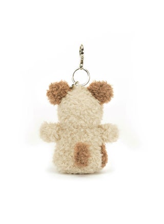 Little Pup Bag Charm 11 cm, Plush Puppy Keychain with Clip, Soft Animal Charm for Bags, Backpacks & Gifts - view 2